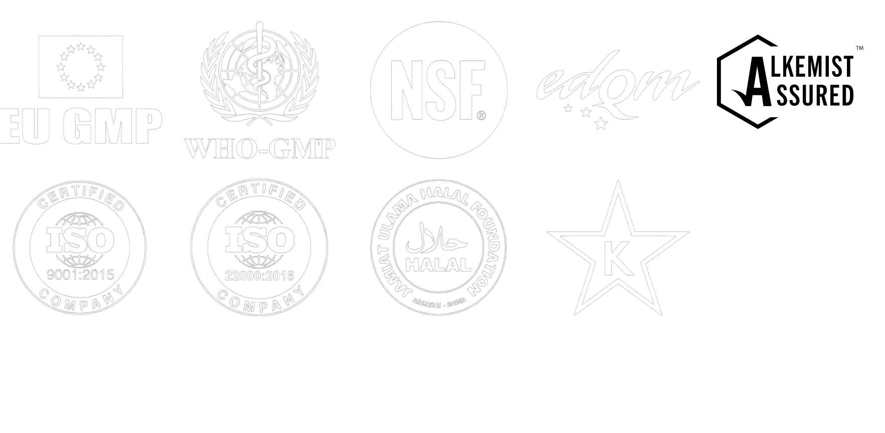 Aspargize quality certifications and compliance stamps